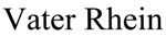 购买商标 Vater Rhein